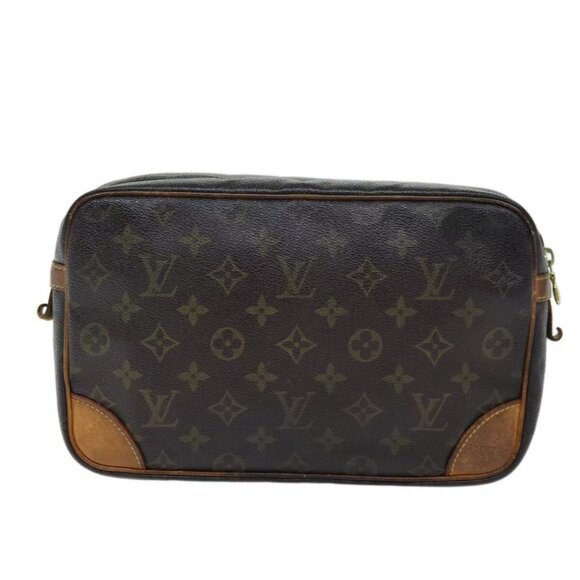 LOUIS VUITTON Monogram Compiegne 28 Clutch Bag - Picture 4 of 15